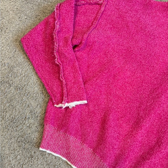 Zenana Outfitters Fuchsia Turtleneck Sweater - Picture 3 of 8